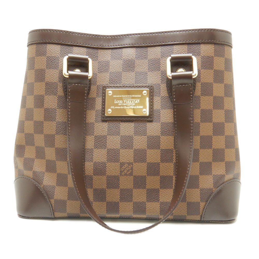 Louis Vuitton Damier Hampstead PM Ebene Tote Bag Brown